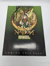 RARE Magi Nation Duel Collectible Card Game Coming This Fall Flyer Promo - £128.19 GBP