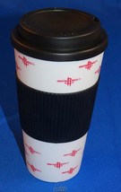 NBA Houston Rockets 16 Oz Plastic Tumbler Travel Cup Hot/Cold Coffee Mug Banded - £4.46 GBP