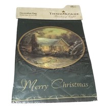 Garden Flag Russ Thomas Kincaid  Merry Christmas 12 x 18 New Sealed - $34.60