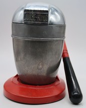 Vintage  JUICE KING Red Enamel Citrus Juicer Hand Press Crank JK-35 Chicago - $40.00