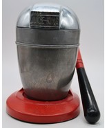 Vintage  JUICE KING Red Enamel Citrus Juicer Hand Press Crank JK-35 Chicago - $40.00