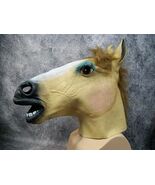 Lady Horse Costume Mask Pretty Painted Face Filly Mare Equestrian Equine... - $451.47 MXN