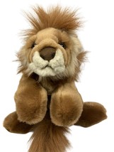 Aurora Bean Plush Stuffed Adult Male Lion Jungle Cat Realistic 14&quot; Long - £8.46 GBP