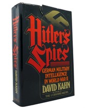 David Kahn HITLER&#39;S SPIES German Military Intelligence in World War II 1st Editi - $79.69