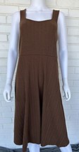 VINCE Tank Dress Rib Sweetheart-Neck Midi A-Line Large New With Tags - $130.62
