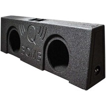 Qpower QBOMB Dual 12&quot; Vented Empty Box Behind Seat Mount - £98.65 GBP