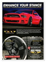 Mickey Thompson Street Comp Tire Ford Mustang 2013 Full-Page Print Magazine Ad - £7.59 GBP