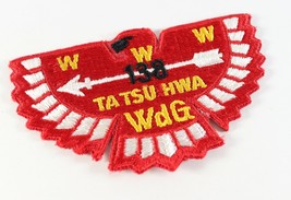 Vintage Ta Tsu Hwa WdG 138 OA Order Arrow WWW Boy Scouts America Flap Patch - $11.69