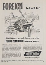 1956 Print Ad Curtiss-Wright Turbo Compound Airplane Engines Wood-Ridge,NJ - £15.46 GBP