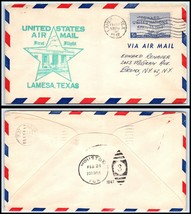 1947 US First Flight Cover - Lamesa, Texas to Houston, Texas K1 - £2.31 GBP