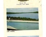 Holiday Hills Resort Crossville Tennessee 1950&#39;s Advertising Card  - $13.86