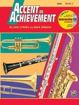 Alfred&#39;s Accent on Achievement : Book 2 : OBOE, Book with interactive CD (NEW) - £6.92 GBP