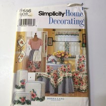 Simplicity 7556 Home Decorating Donna Lang Kitchen Essentials - £10.30 GBP