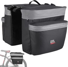 Bicycle Panniers Rear Rack Bag, 30L Large Capacity Water, Kemimoto Bike ... - $44.92