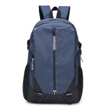 Casual USB Charging Men Backpack Large Capacity Nylon Business Laptop Backpack M - £39.67 GBP