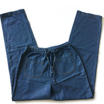 J G Hook Vintage 90s Womens Pants Size S Elastic Waist Denim Lightweigt Fabric - £23.46 GBP