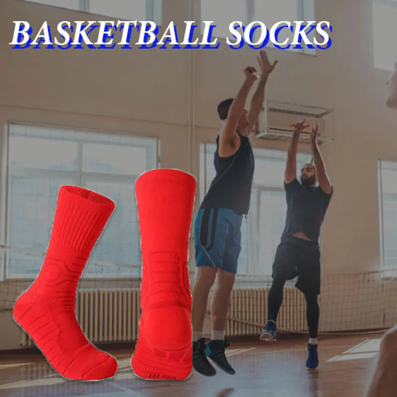 Sporting Elite Basketball Socks for Men Breathable Thick Cushion Pad Wicking Ath - £23.90 GBP