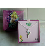 Disney fairies Girl&#39;s Kids Tinker Bell Pendant Necklace by Jacmel ,plate... - $1,049.39 MXN