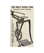 Holly Scroll Home Saw 1885 Advertisement Victorian Carpentry Perry Mason... - $376.28 MXN