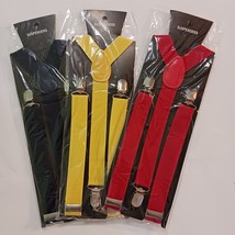 Boy&#39;s Clip Suspenders With Extendable Metal Clip Fastening (3-Piece Colo... - €5,97 EUR