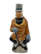 Charles Dickens Toby Candle Holder Mr. Micawber Wood Sons Porcelain England 8&quot; - £18.96 GBP