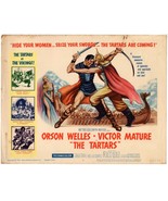 *THE TARTARS (1961) Title Lobby Card Orson Welles, Victor Mature &amp; Liana... - $101.71 CAD