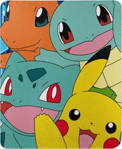 Pokémon &quot;Meet The Group&quot; Fleece Throw Blanket, 45&quot; X 60&quot;, Multi Color. - £25.16 GBP