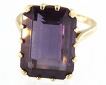 Amethyst Women&#39;s Cluster ring 10kt Yellow Gold 352471 - £318.88 GBP