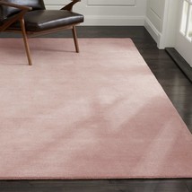Area Rugs 10&#39; x 14&#39; Baxter Blush Hand Tufted Crate &amp; Barrel Soft Woolen ... - $1,799.00