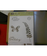 Stampin Up Wooden Stamp Set (new) BUTTERFLY BASICS 2-sets (11 stamps) - $42.64