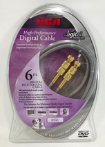 RCA - DT6C - RG-6 Digital Coaxial Video Cable F Male-Male 6 ft. - $19.99