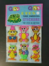 Vintage 1979 Goo Goo Eyes 3 Dimensional Puffy Stickers Pkg of 6 Sealed NewOldStk - £11.94 GBP