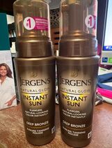 3 pk Jergens Natural Glow Instant Sun Sunless Tanning Mousse Deep Bronze... - €24,98 EUR