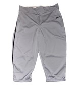 NIKE Vapor Select High Piped Baseball 3/4 Pants Grey XXL 2XL BQ9021-058 ... - $27.99