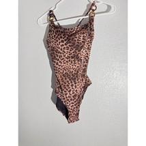 Time and Tru Leopard Print One-Piece Swimsuit – Size S (4–6) - $235.74 MXN
