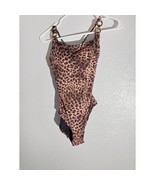 Time and Tru Leopard Print One-Piece Swimsuit – Size S (4–6) - $236.48 MXN