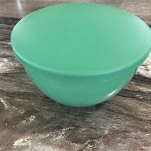 Tupperware Hanging Little Dippers Oval Container 4626A-5 Vintage Green BxPP - $8.03