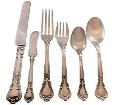 Chantilly by Gorham Sterling Silver Flatware Set for 24 Service 162 pcs Dinner - £11,249.22 GBP