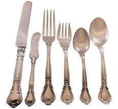 Chantilly by Gorham Sterling Silver Flatware Set for 24 Service 162 pcs ... - £11,264.32 GBP