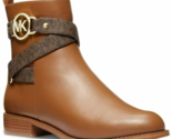 MICHAEL MICHAEL KORS Women&#39;s Rory Signature Ankle Side-Zip Flat Booties,... - $93.50