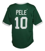 Pele #10 NY Cosmos New Men Soccer Football Jersey Green Any Size image 2