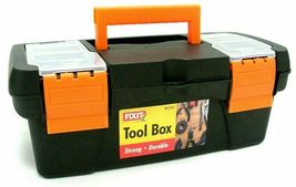 MAXPERKX Plastic Heavy-Duty DIY Tool Box Chest - Lockable Storage Case O... - £5.53 GBP