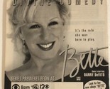 Bette Tv Guide Print Ad Bette Midler  TPA7 - £4.66 GBP