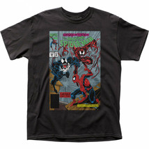 Spider-Man Venom vs Carnage Comic Cover Part Two T-Shirt Black - £26.12 GBP+