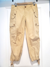 Lauren Ralph Lauren Jeans Co Womens Sz 4 Capri Cargo Pants Hiking Camp - $30.35