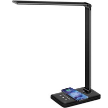 Led Desk Lamp With Wireless Charger, Usb Charging Port, Dimmable Eye-Caring Desk - £39.37 GBP