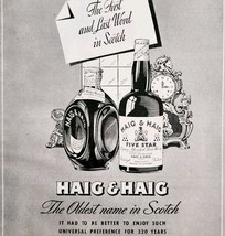 1947 Haig &amp; Haig Five Star Scotch Advertisement Distillery Liquor DWPP22 - $571.69 MXN
