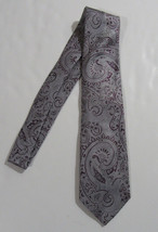 Donald J. Trump Signature Collection Necktie Neck Tie Grey and Purple Pa... - $29.99