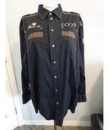 COOGI Australia Men&#39;s Black Button Down Embroidered Long Sleeve Shirt XX... - £47.00 GBP
