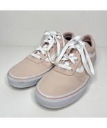 VANS Old Skool Peach Light Pink Womens Size 10 Low-Top Skate Sneakers - £26.37 GBP